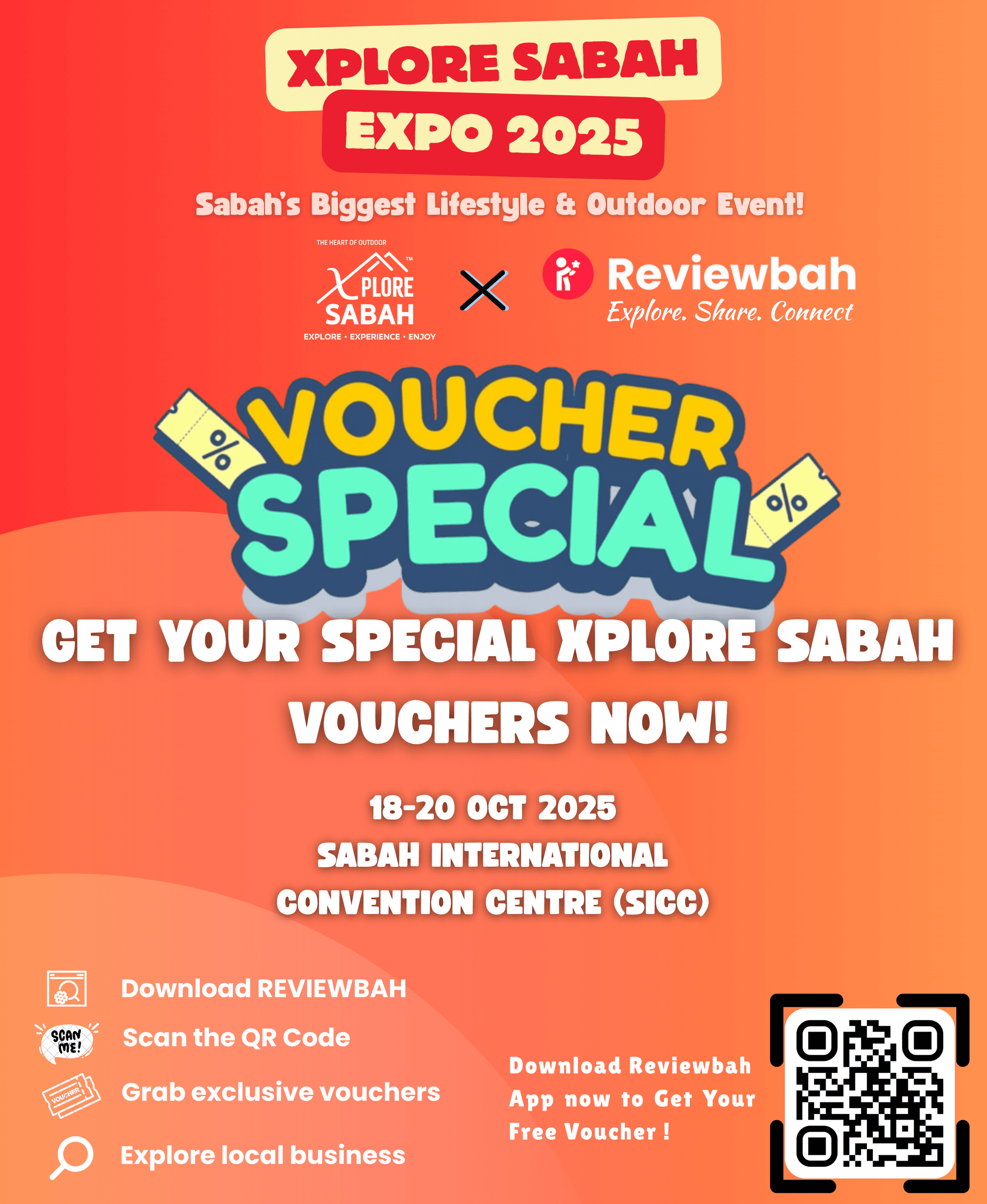 Xplore Sabah Event Poster