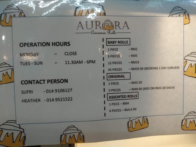 Photo of AURORA Cinnamon Rolls - Kota Kinabalu, Sabah, Malaysia