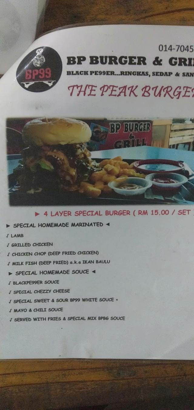 Photo of BP BURGER &amp; GRILL TG BATU @ GARAGE CAFE - Tawau, Sabah, Malaysia