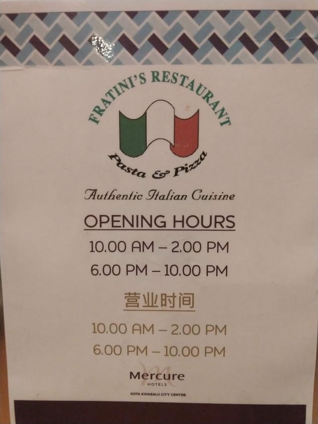 Photo of Fratini's Restaurant - Kota Kinabalu, Sabah, Malaysia