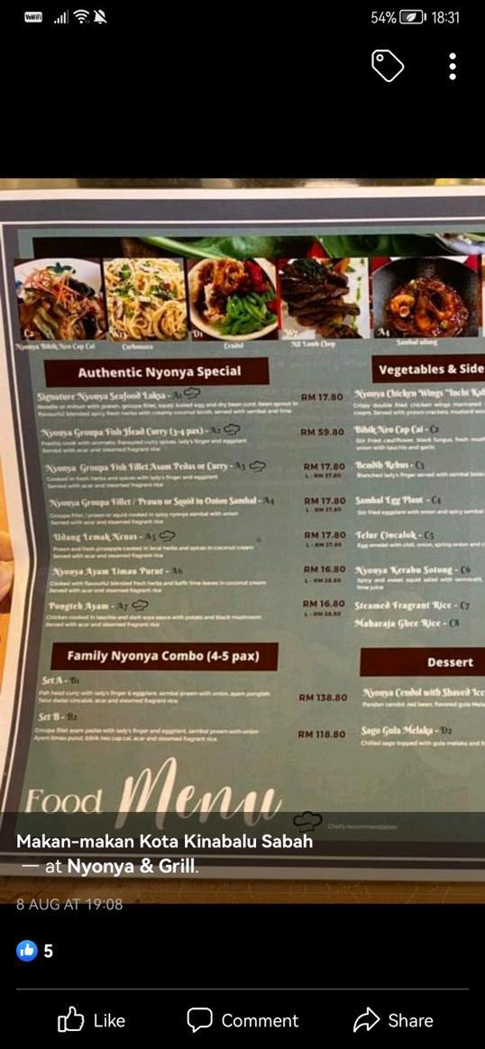 Photo of Nyonya & Grill - Kota Kinabalu, Sabah, Malaysia