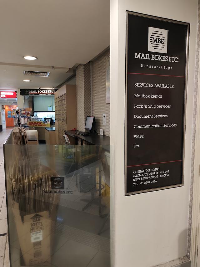 Photo of Mail Boxes Etc. (MBE) Bangsar Village - Kuala Lumpur, Kuala lumpur, Malaysia