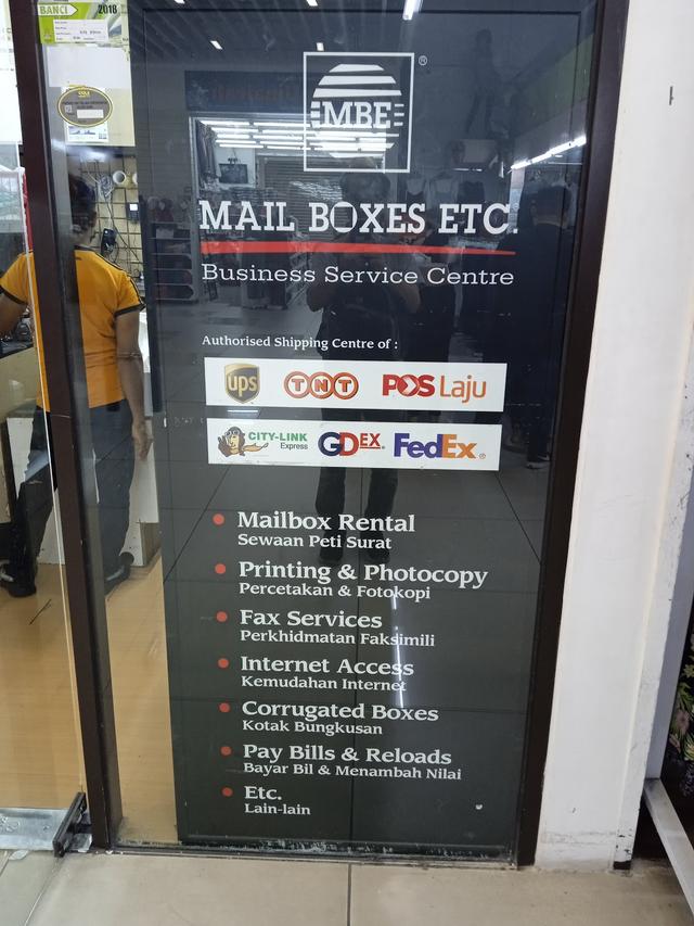 Photo of MBE (Mail Boxes Etc.) @ KWC - Poslaju City-link GDex DHL FeDex UPS TNT - Kuala Lumpur, Kuala lumpur, Malaysia