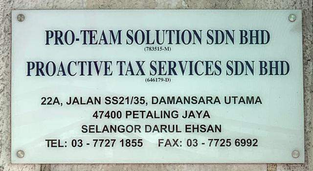 Photo of Proactive Tax Services Sdn Bhd - Petaling Jaya, Selangor, Malaysia