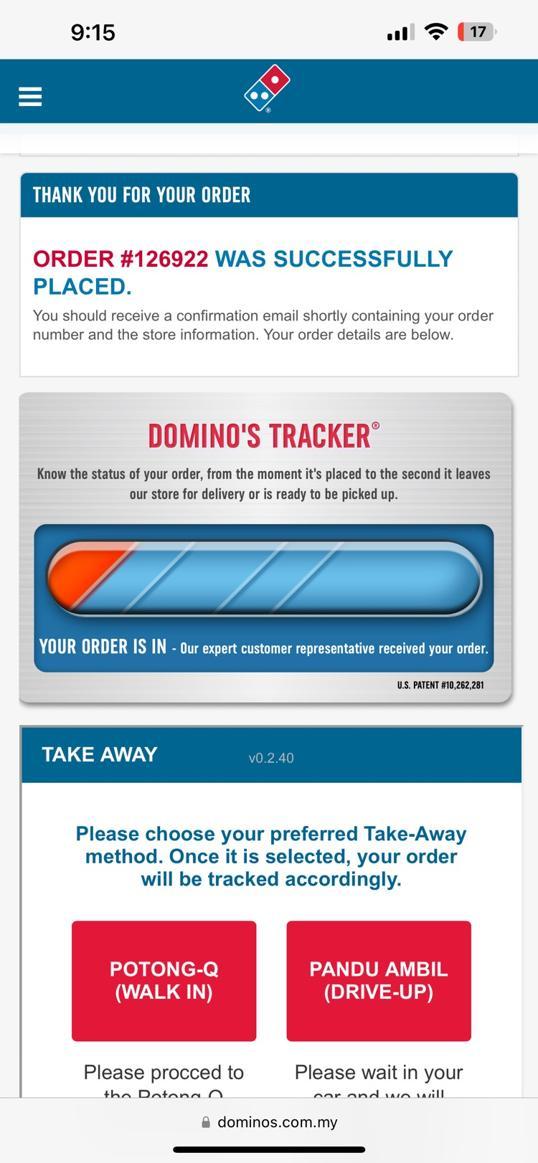 Photo of Domino's Riverson - Kota Kinabalu, Sabah, Malaysia