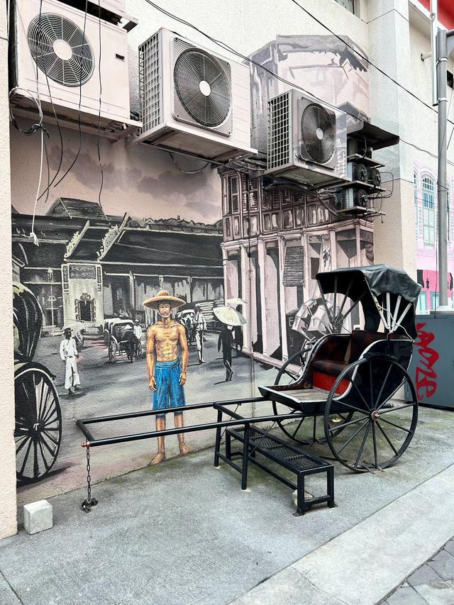 Photo of Murals or street art on Lorong Tuanku Abdul Rahman - Kuala Lumpur, Kuala lumpur, Malaysia
