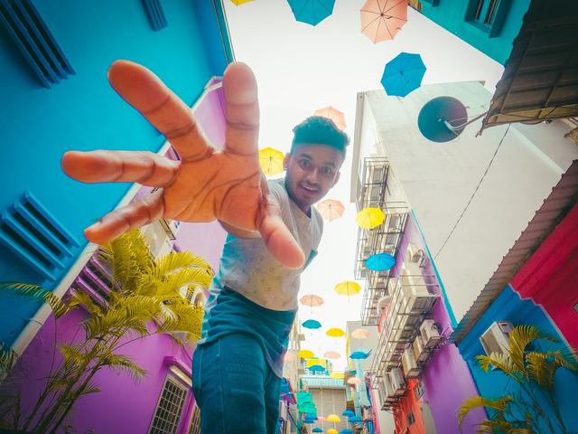 Photo of Umbrella Walk (Brickfields Street Art) - Kuala Lumpur, Kuala lumpur, Malaysia