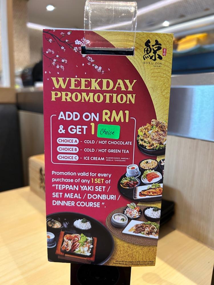 Photo of Roku Zen Sushi @ Gaya Street - Kota Kinabalu, Sabah, Malaysia