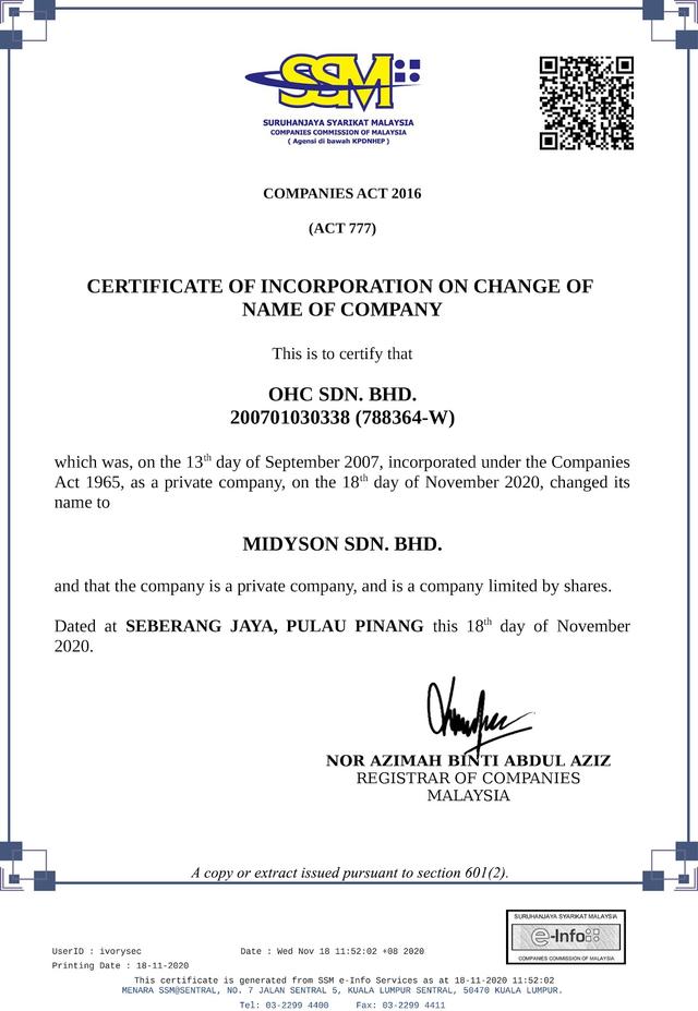 Photo of Midyson Hair & Scalp Wellness (Ipoh Bandar Cyber) - Ipoh, Perak, Malaysia