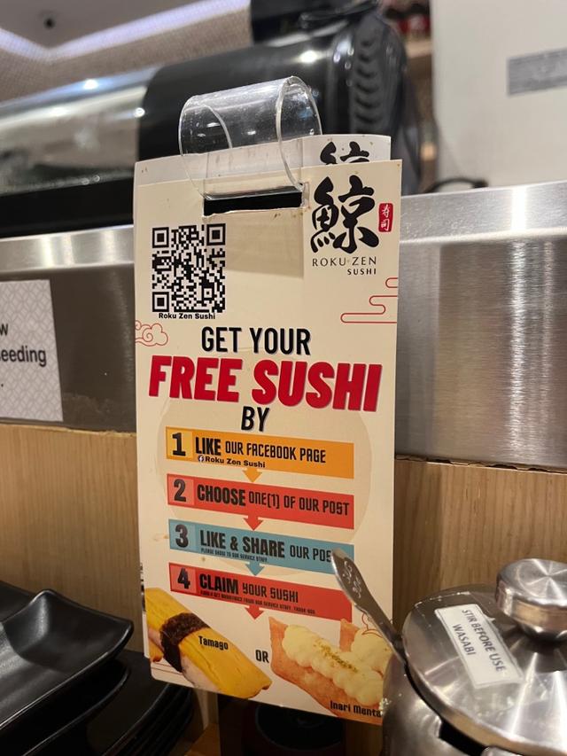 Photo of Roku Zen Sushi @ Gaya Street - Kota Kinabalu, Sabah, Malaysia