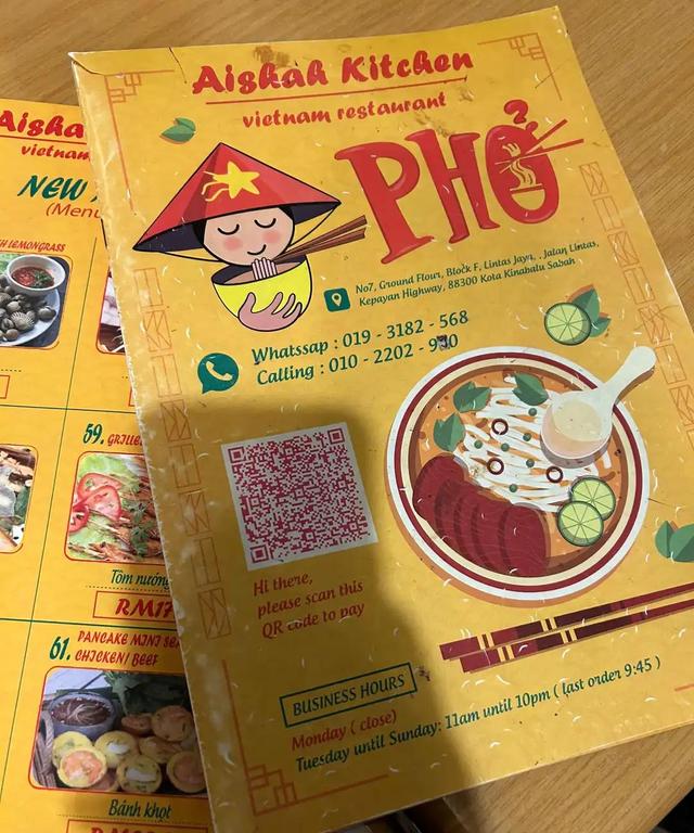 Photo of Aishah Kitchen Vietnam Restaurant - Kota Kinabalu, Sabah, Malaysia