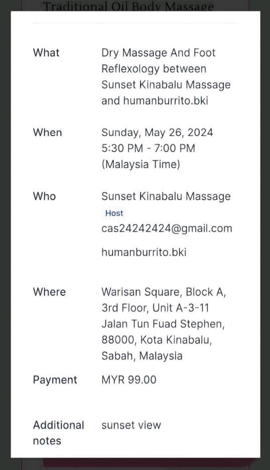 Photo of Sunset Kinabalu Massage - Kota Kinabalu, Sabah, Malaysia