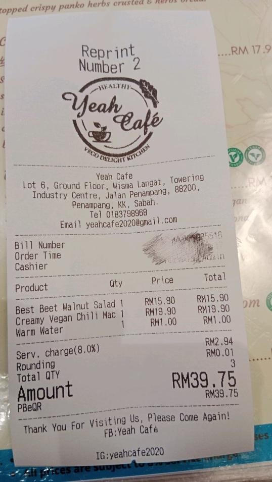 Photo of Yeah Cafe ( vegan/vegetarian) - Kota Kinabalu, Sabah, Malaysia