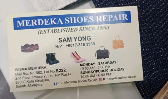 Photo of Merdeka Shoes Repair - Kota Kinabalu, Sabah, Malaysia