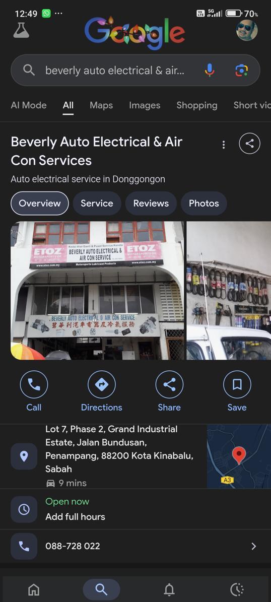 Photo of Beverly Auto Electrical & Air Con Services - Kota Kinabalu, Sabah, Malaysia