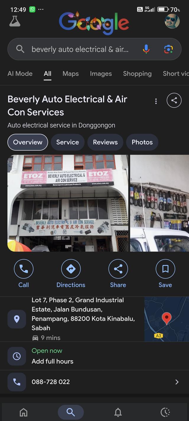 Photo of Beverly Auto Electrical & Air Con Services - Kota Kinabalu, Sabah, Malaysia